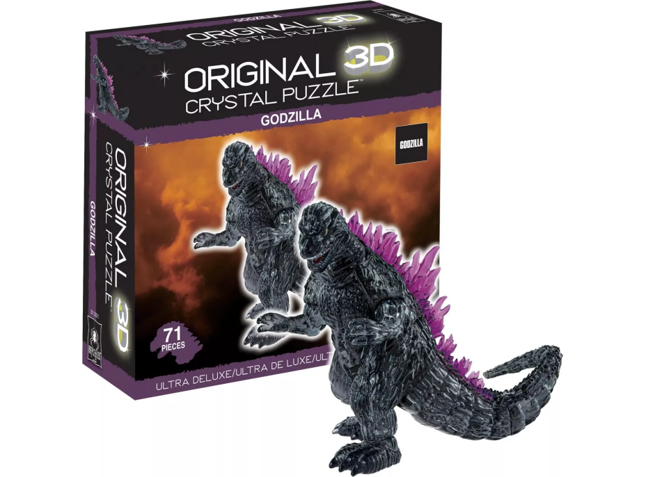 HCM KINZEL 3D Crystal puzzle Godzilla 71 dílků