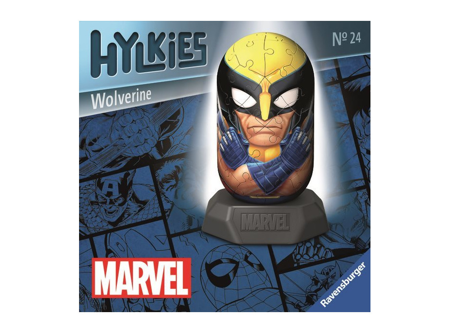 RAVENSBURGER 3D puzzle Hylkies: Marvel: Deadpool 54 dílků