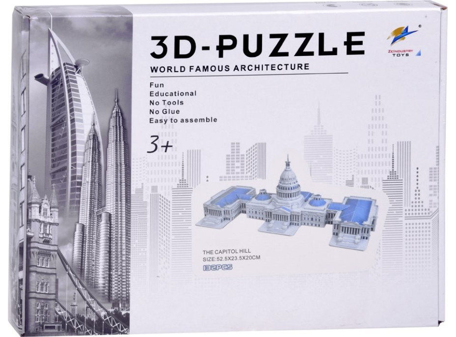 JOKOMISIADA 3D puzzle Kapitol 132 dílků