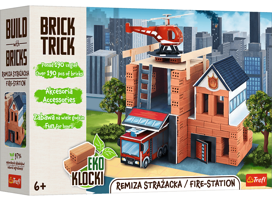 TREFL BRICK TRICK Hasičská zbrojnice XL