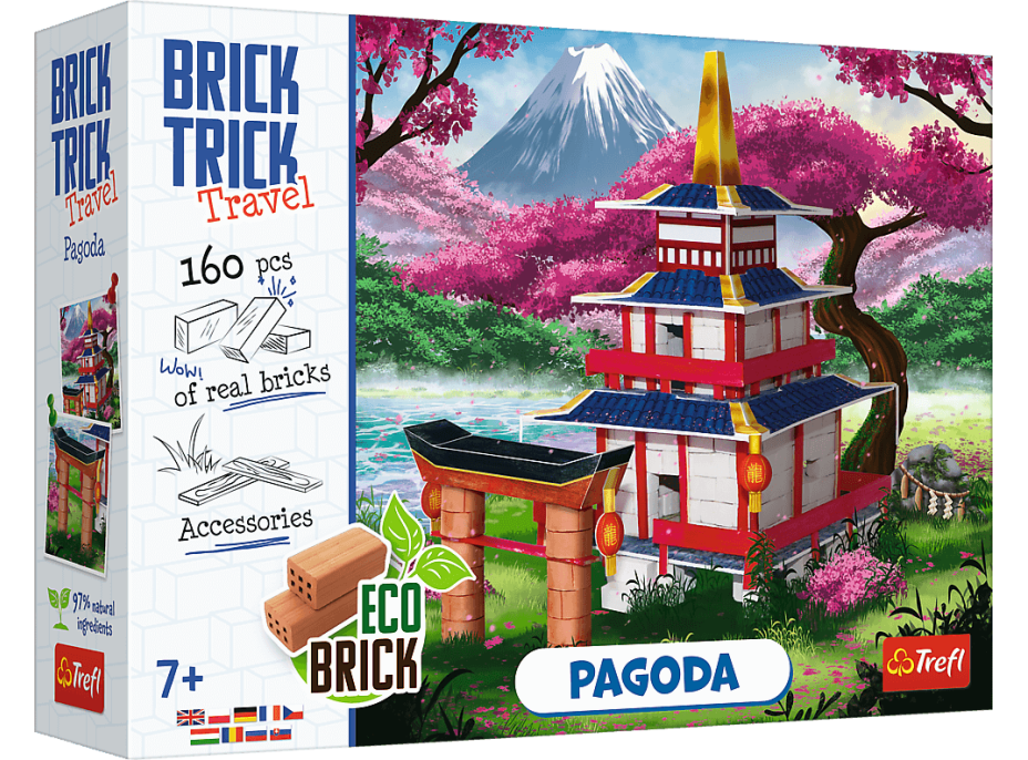 TREFL BRICK TRICK Pagoda M 160 dílů