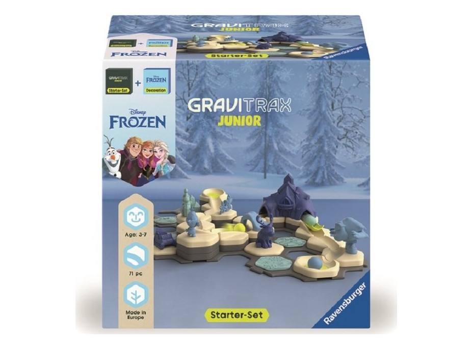 RAVENSBURGER GraviTrax Junior Bundle: Startovní sada Start + Disney: Ledové Království