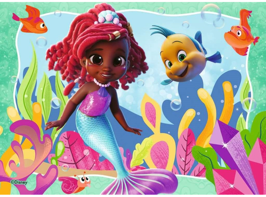 RAVENSBURGER Puzzle Ariel 4v1 (12, 16, 20, 24 dílků)