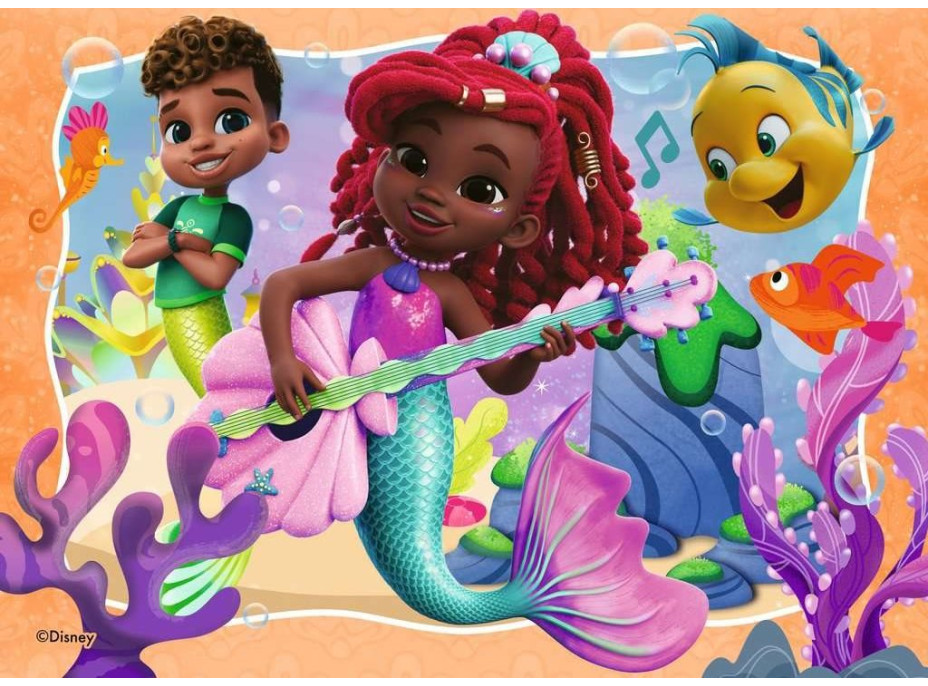 RAVENSBURGER Puzzle Ariel 4v1 (12, 16, 20, 24 dílků)