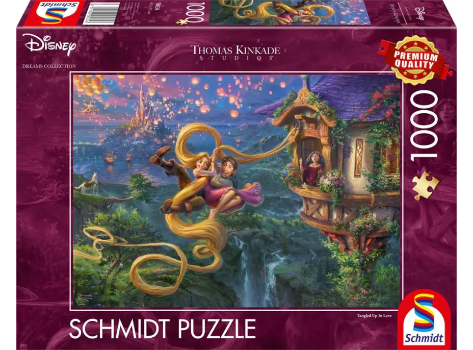 SCHMIDT Puzzle Disney: Locika a Flynn 1000 dílků