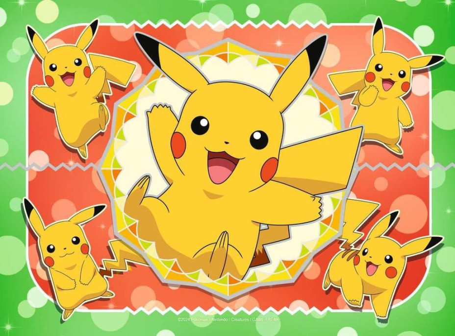 RAVENSBURGER Puzzle Pokémoni 4v1 (12, 16, 20, 24 dílků)