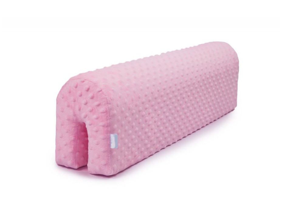 Chránič na dětskou postel MINKY 70 cm - růžový