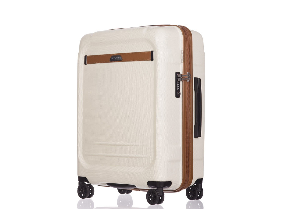 Moderní cestovní kufry STOCKHOLM - bílé