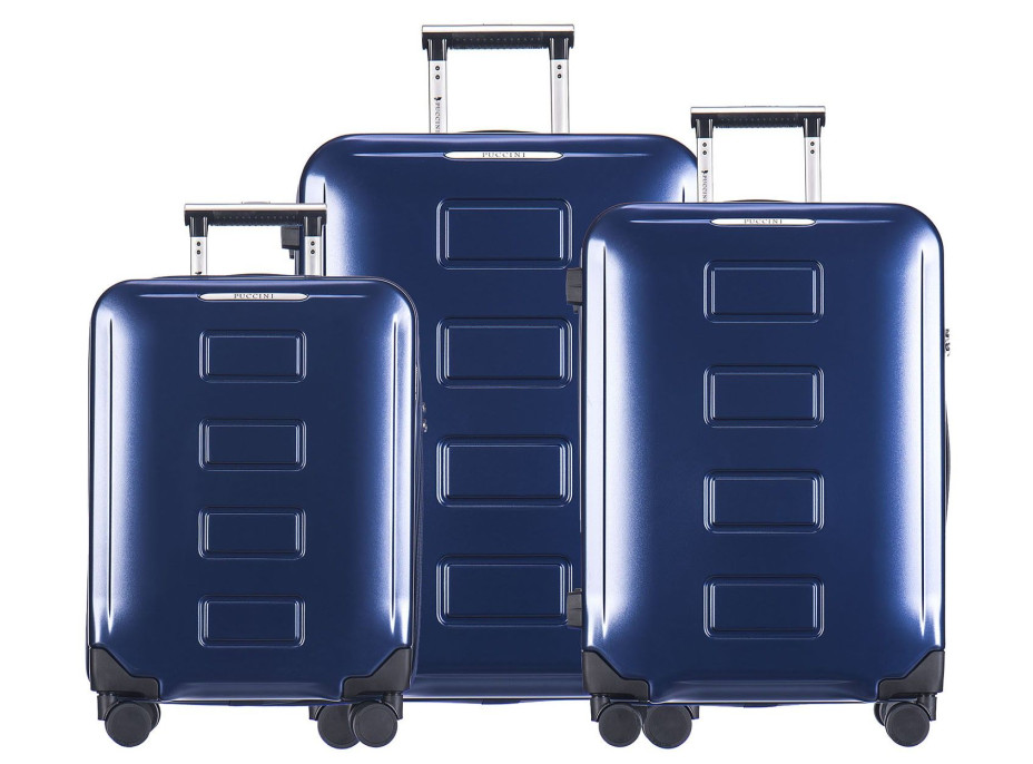 Moderní cestovní kufry VANCOUVER - tmavě modré
