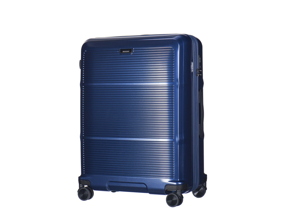 Moderní cestovní kufry VIENNA - modré