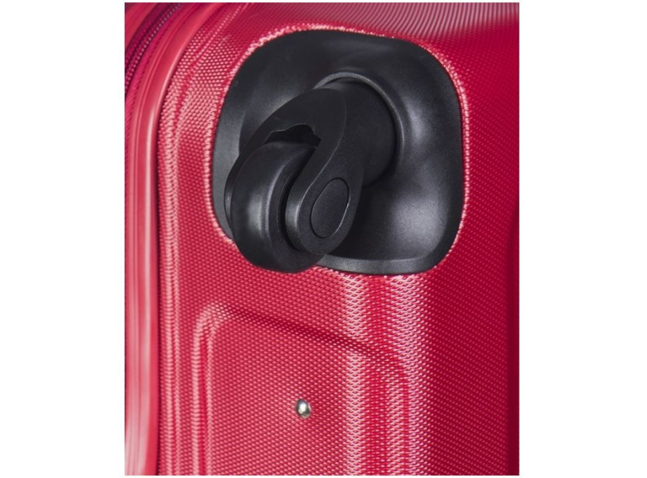 Moderní cestovní kufry IBIZA - červené