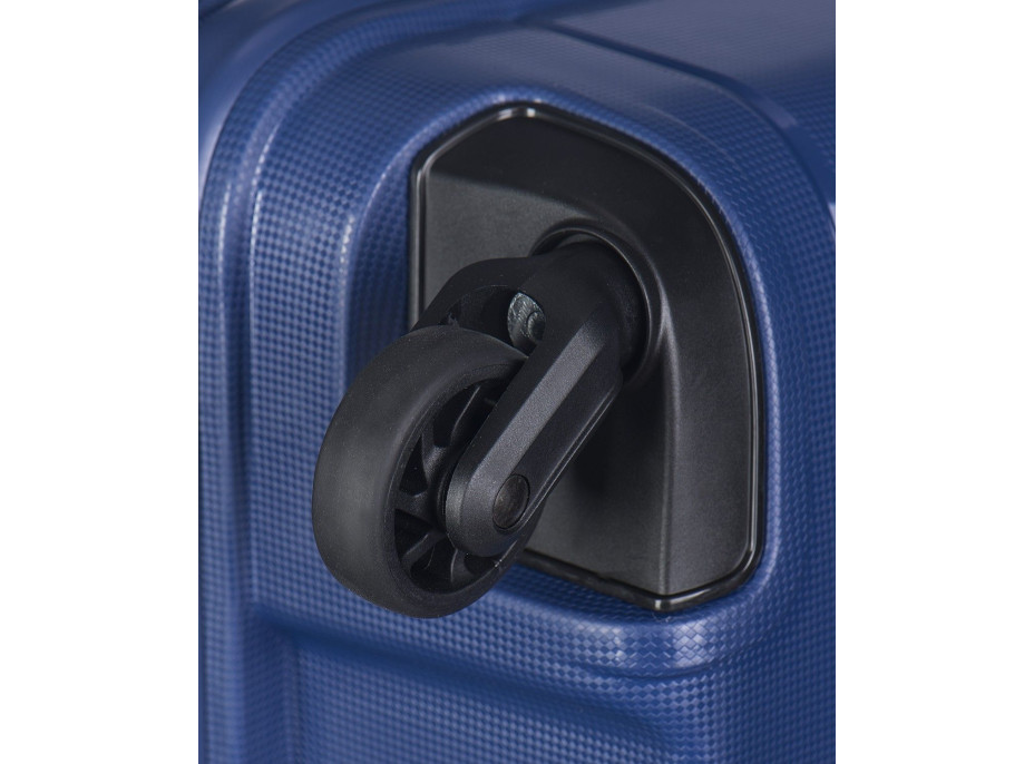 Moderní cestovní kufry MADAGASKAR - tmavě modré