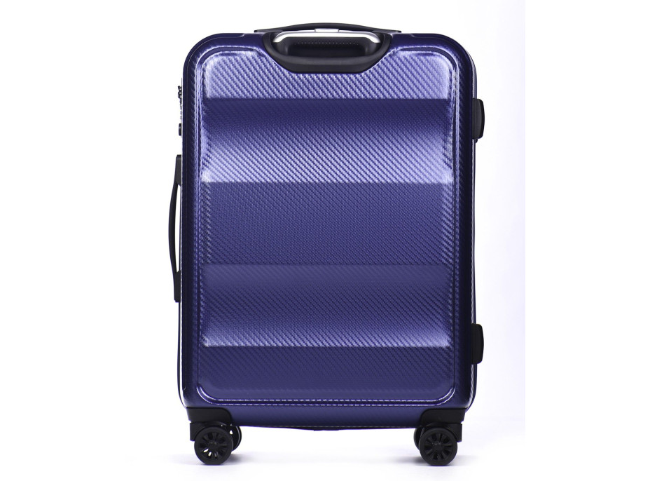 Moderní cestovní kufry NEW YORK - fialové