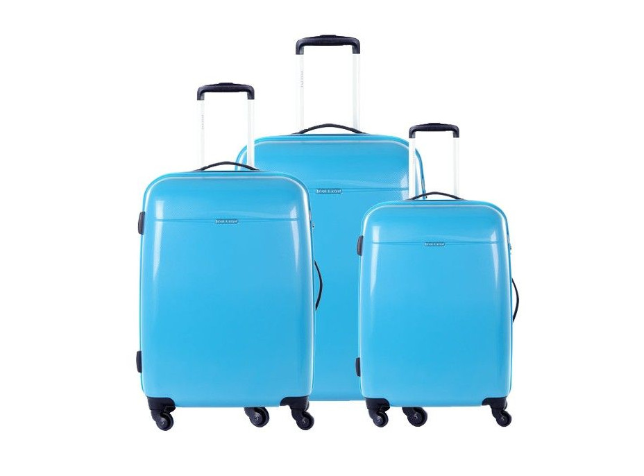 Moderní cestovní kufry VOYAGER - oceánská modrá