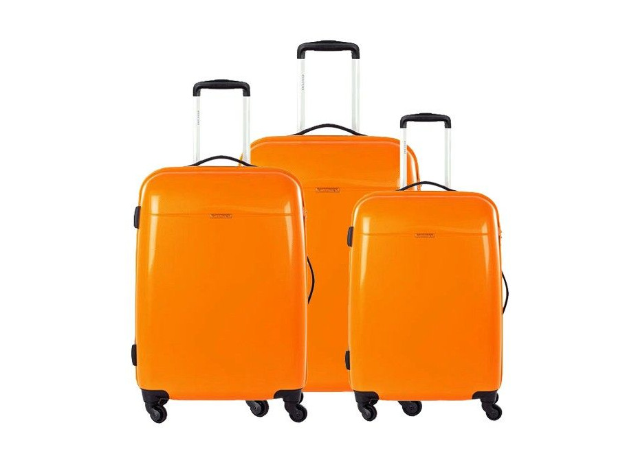 Moderní cestovní kufry VOYAGER - oranžové