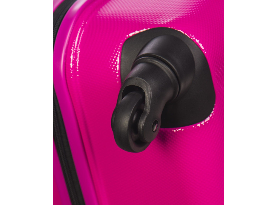 Moderní cestovní kufry VOYAGER - růžové