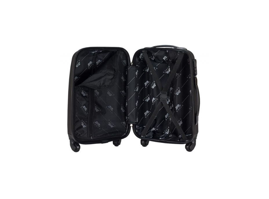 Moderní cestovní kufr BLACK - černý