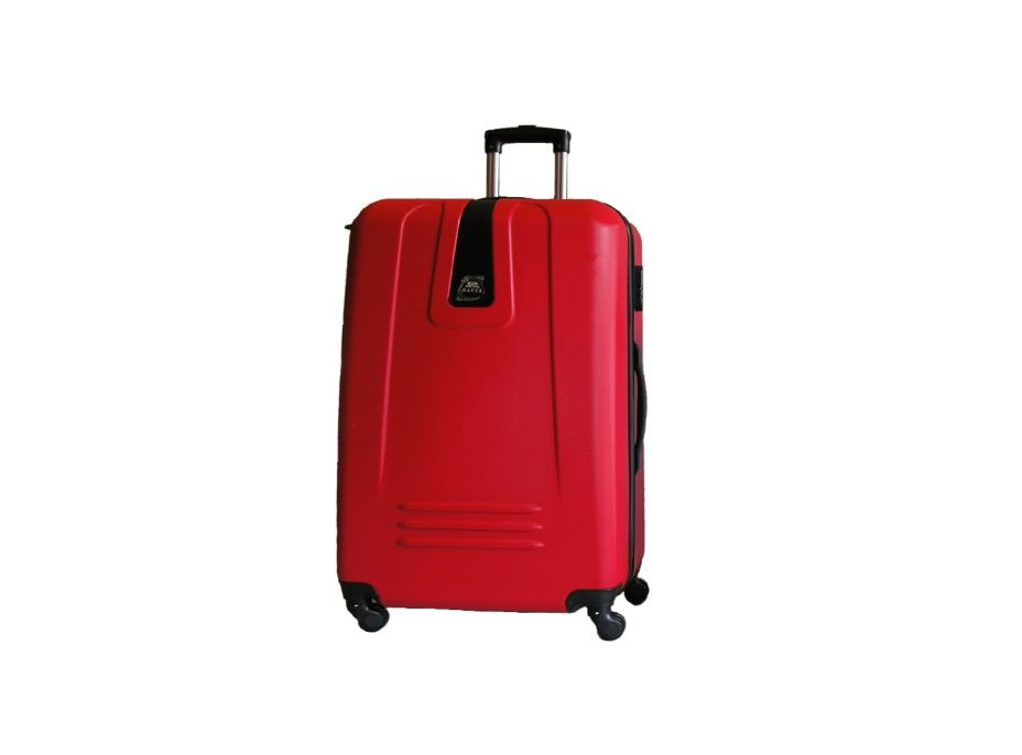 Moderní cestovní kufr RED - červený