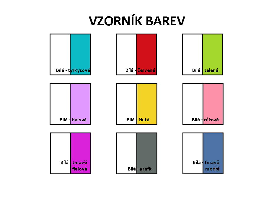 Vzorník barevného provedení