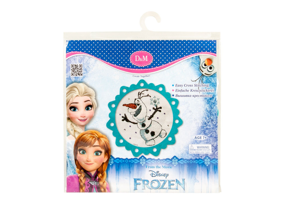 FROZEN - kreativní set vyšívání OLAF