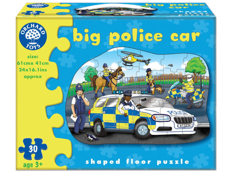 Puzzle Velké policejní auto - 30 dílků