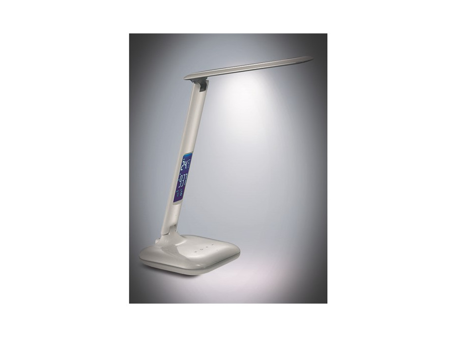 Stolní lampička STAR - LED 6W - stmívatelná - displej - 3000-6000K - bílá