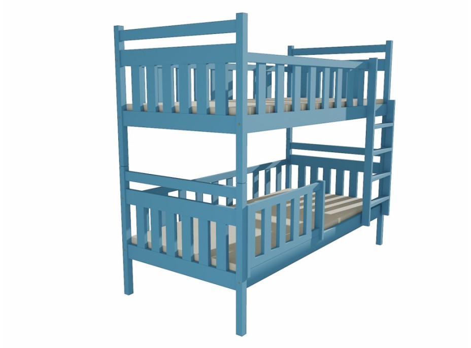 Dětská patrová postel z MASIVU 180x80cm se šuplíky - PP009