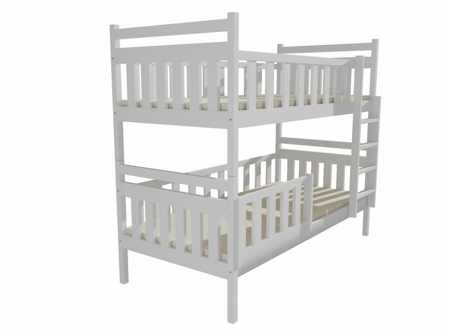 Dětská patrová postel z MASIVU 180x80cm se šuplíky - PP009