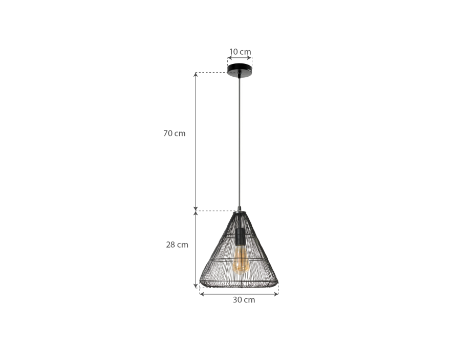 Stropní svítidlo LOFT CONE