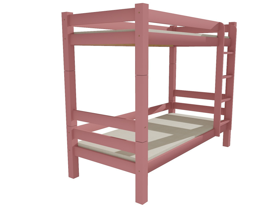 Dětská patrová postel z masivu ROBUST 8X8 3B - 200x90 cm