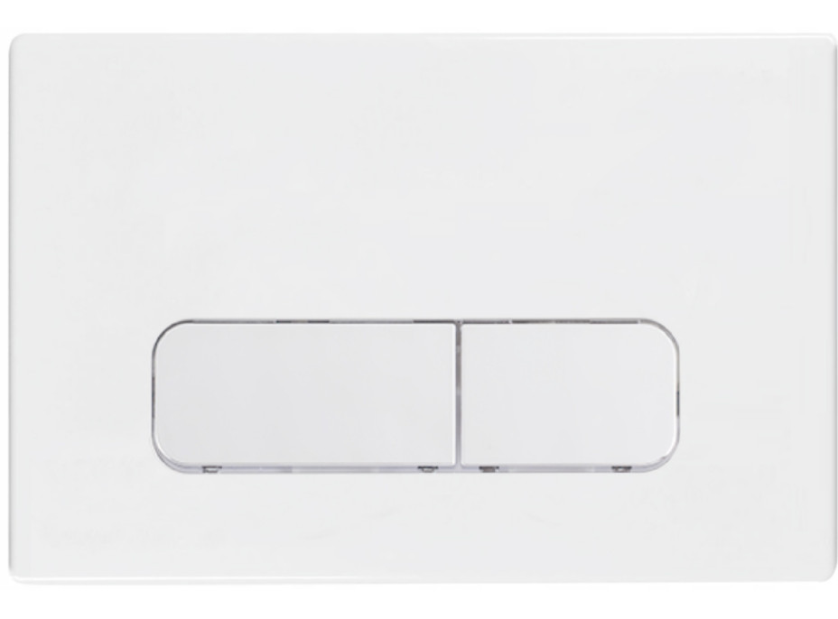 Ovládací tlačítko splachovadla - bílé - dvojčinné - plastové - typ B, 600200