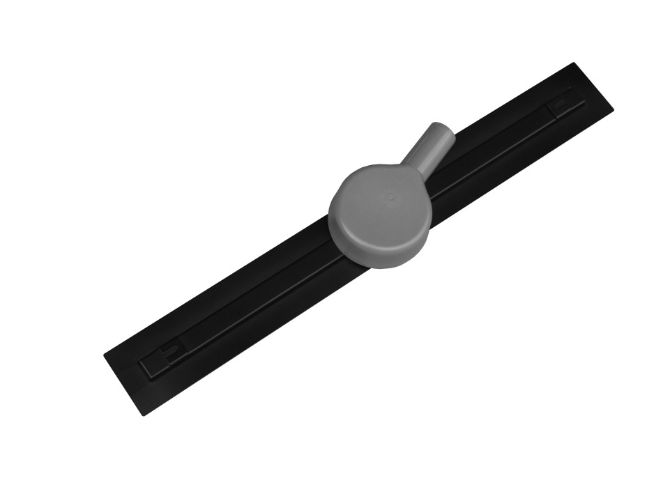 Sprchový žlab MAXMAX Mexen FLAT 360 SLIM - černý, 1741070