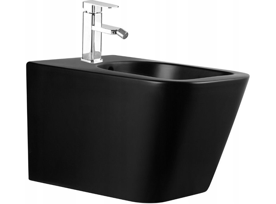 Závěsný bidet MEXEN TEO 51 cm - černý matný, 35855185