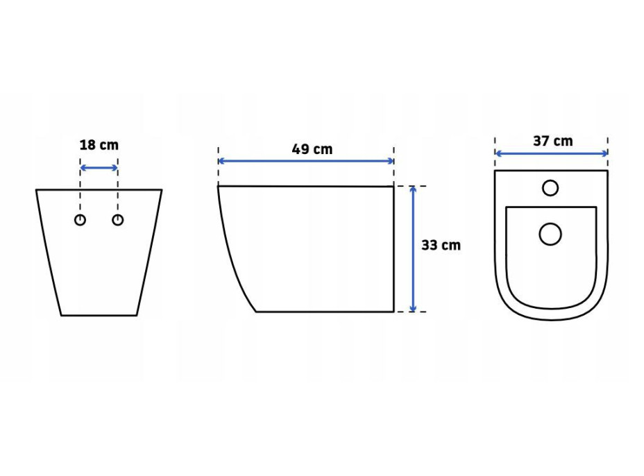 Závěsné WC MAXMAX Rea CARLO mini RIMLESS + Duroplast sedátko flat - bílé/zlaté