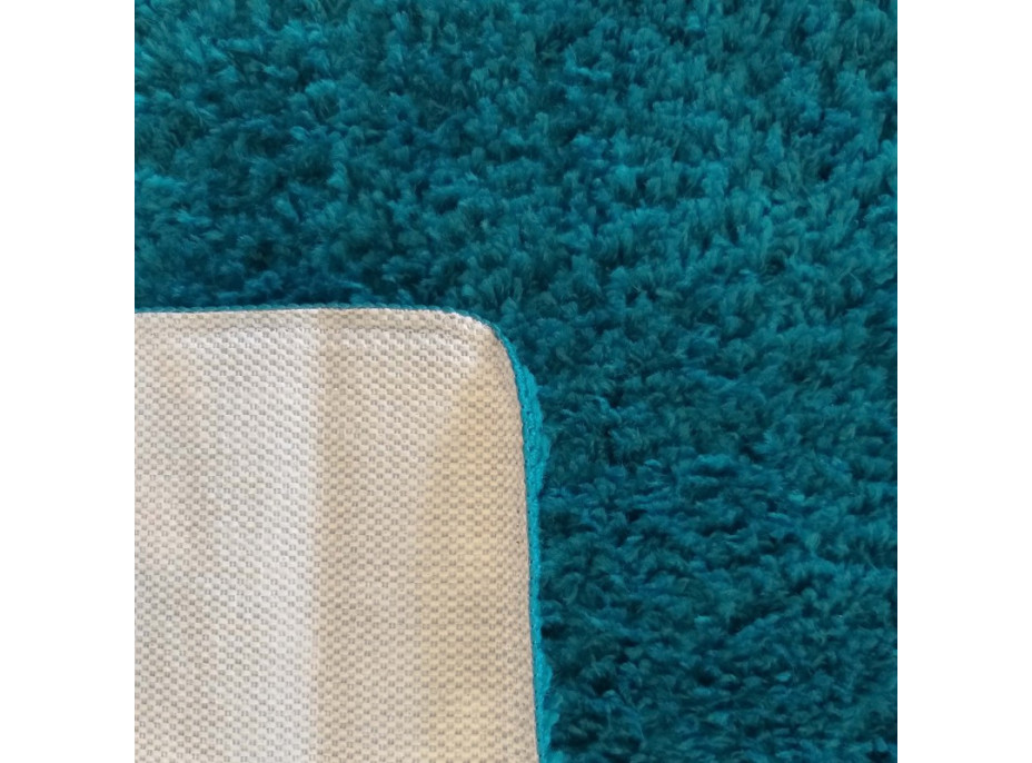 Moderní koberec SHAGGY CAMIL - modrý