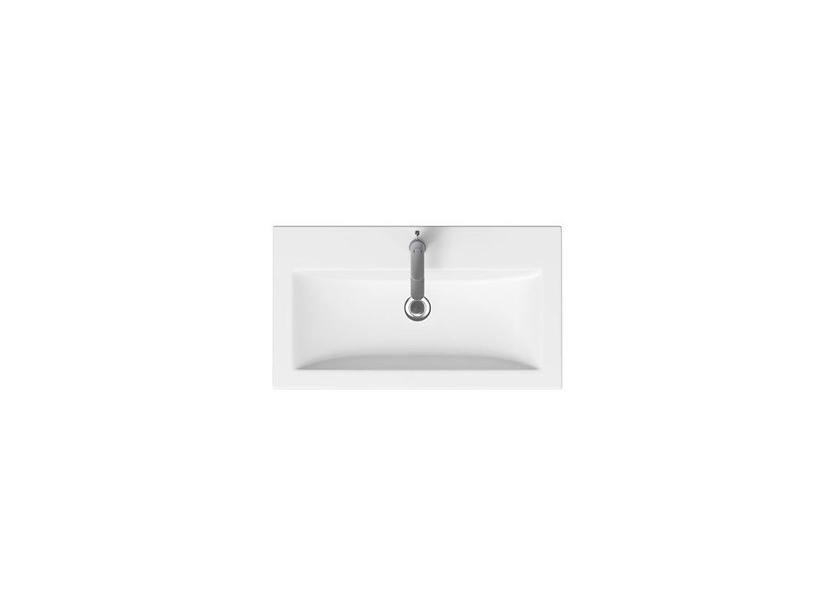 Koupelnová skříňka s umyvadlem CERSANIT - SET 821 LARA COMO 80 - OŘECH DSM (S801-154-DSM)