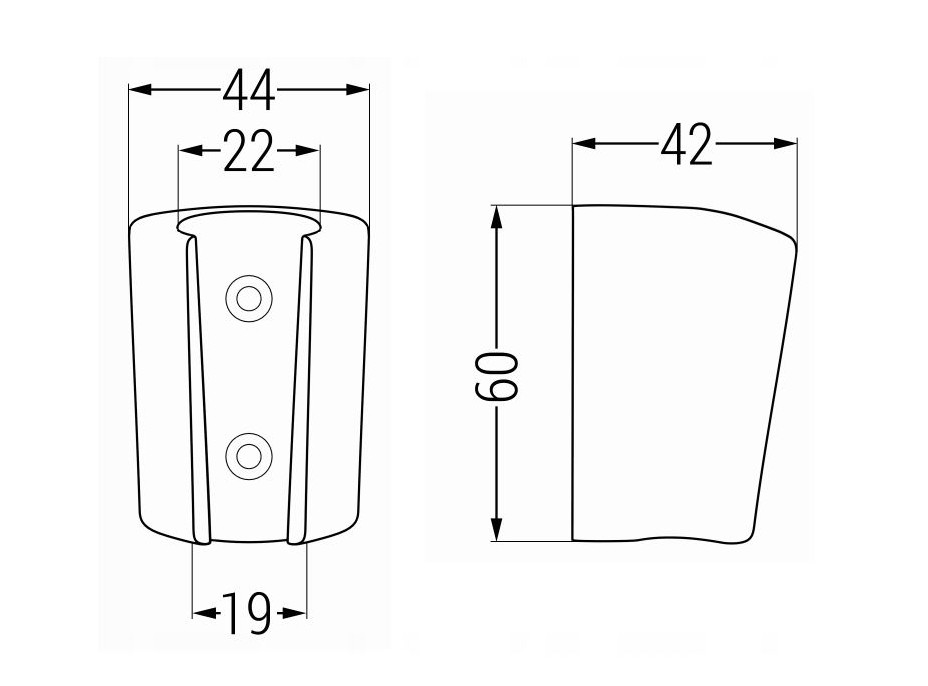 Držák sprchy MAXMAX MEXEN - oválný - chromový, 79352-00