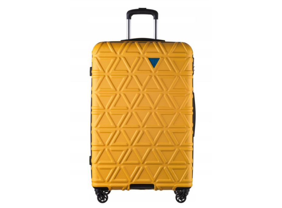 Moderní cestovní kufry CALIFORNIA - žluté