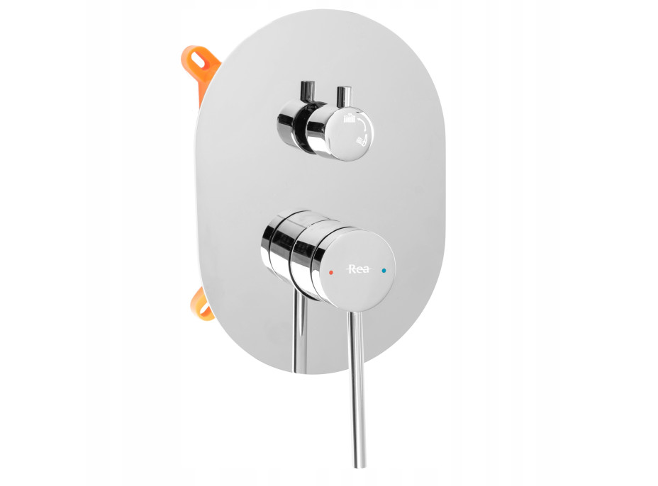 Sprchová podomítková souprava REA OVAL - chromová
