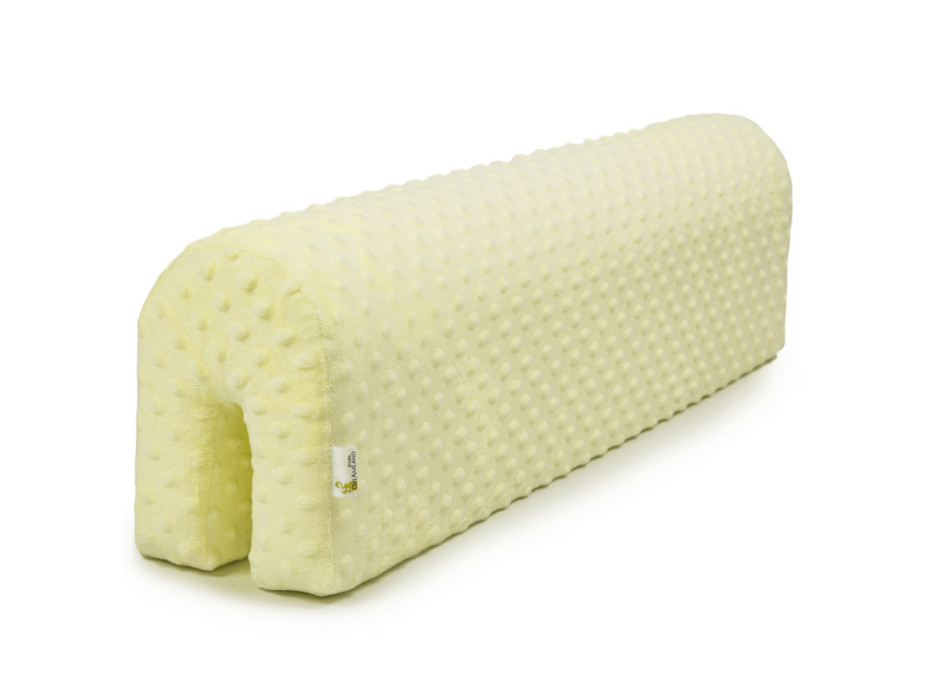 Chránič na dětskou postel MINKY 70 cm - vanilkový