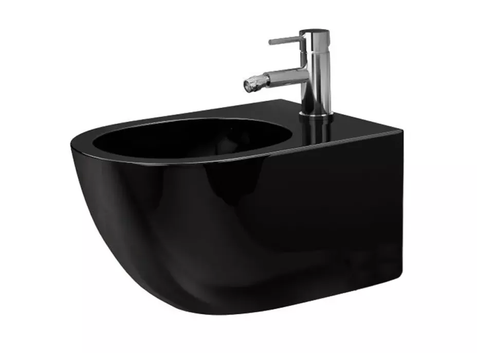 Závěsný bidet MAXMAX Rea CARLO mini - černé