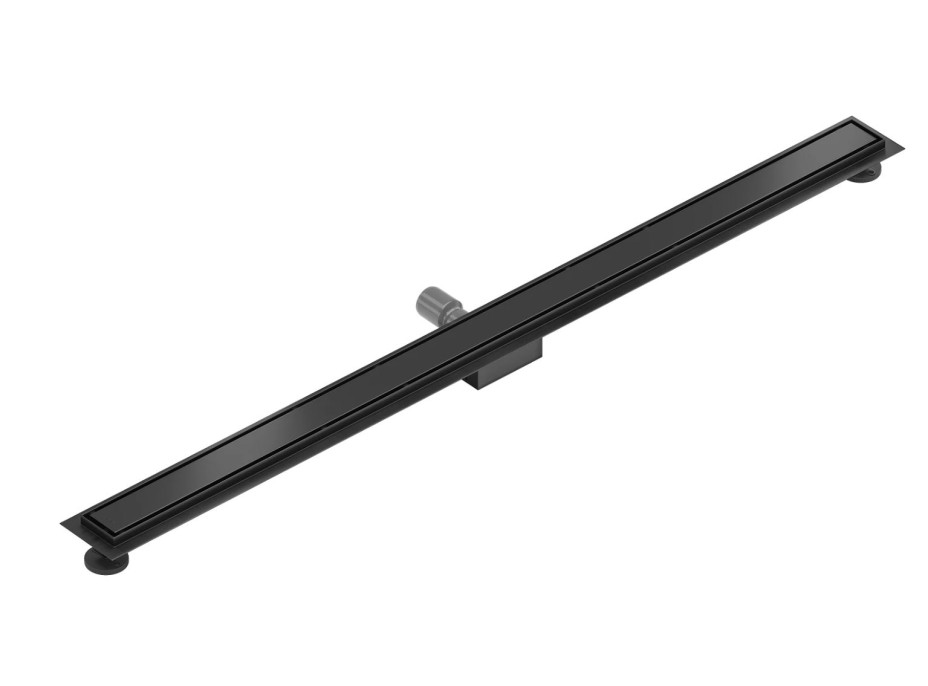 Sprchový žlab MAXMAX Mexen FLAT 2v1 - černý, 1710160