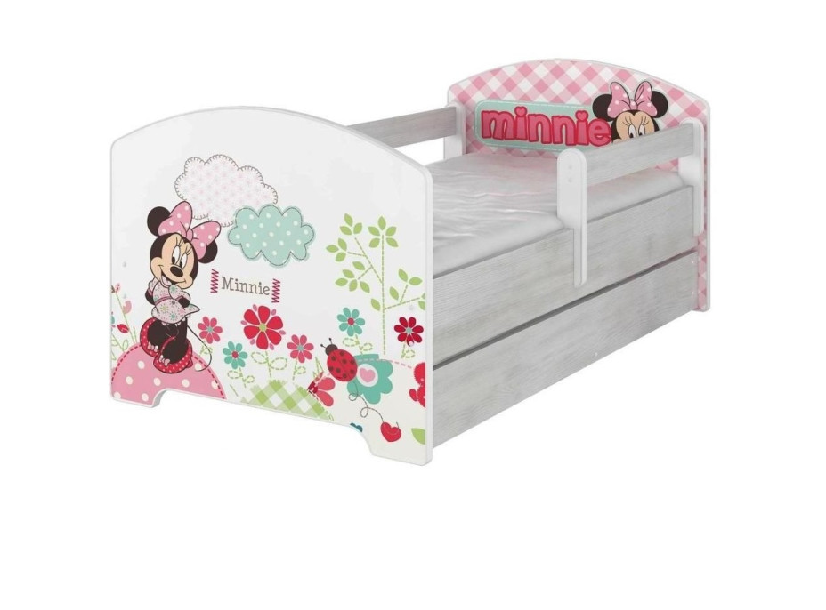 Dětská postel Disney - MYŠKA MINNIE 180x80 cm