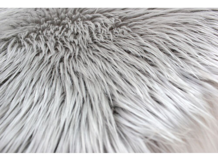 Kusový koberec Faux Fur Sheepskin Grey