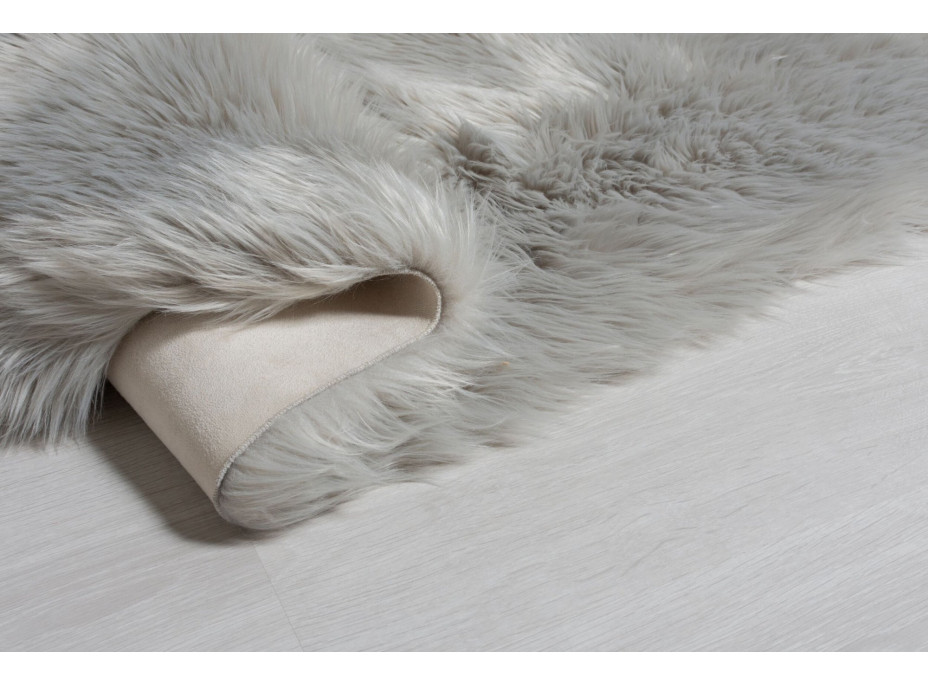 Kusový koberec Faux Fur Sheepskin Grey