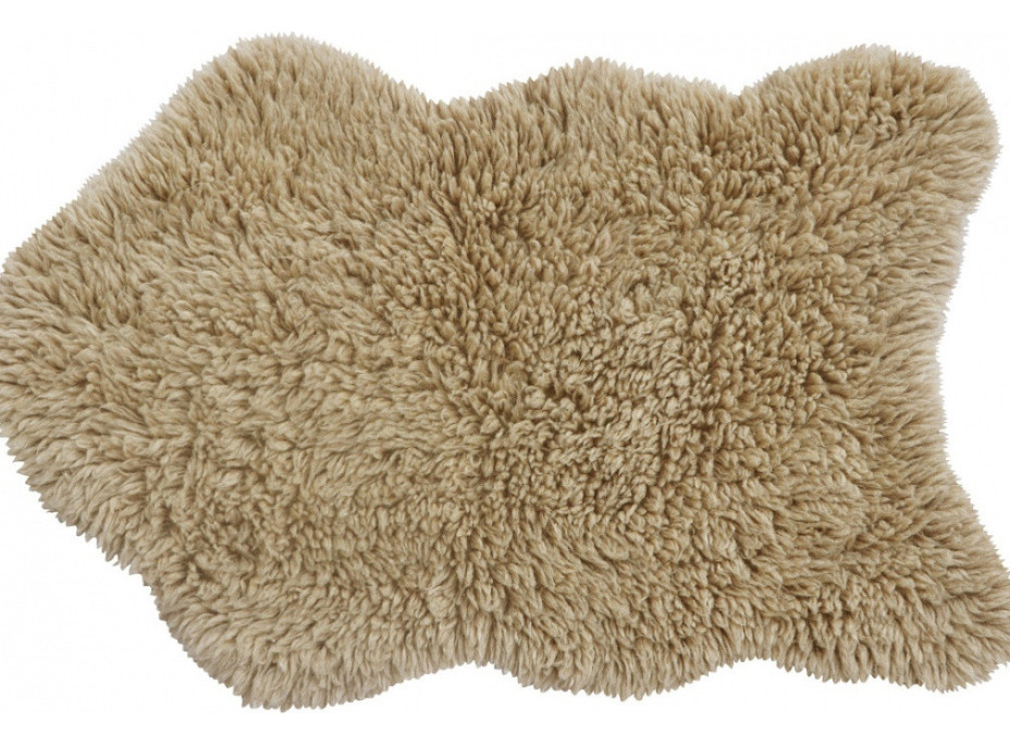 Vlněný koberec Woolly - Sheep Beige