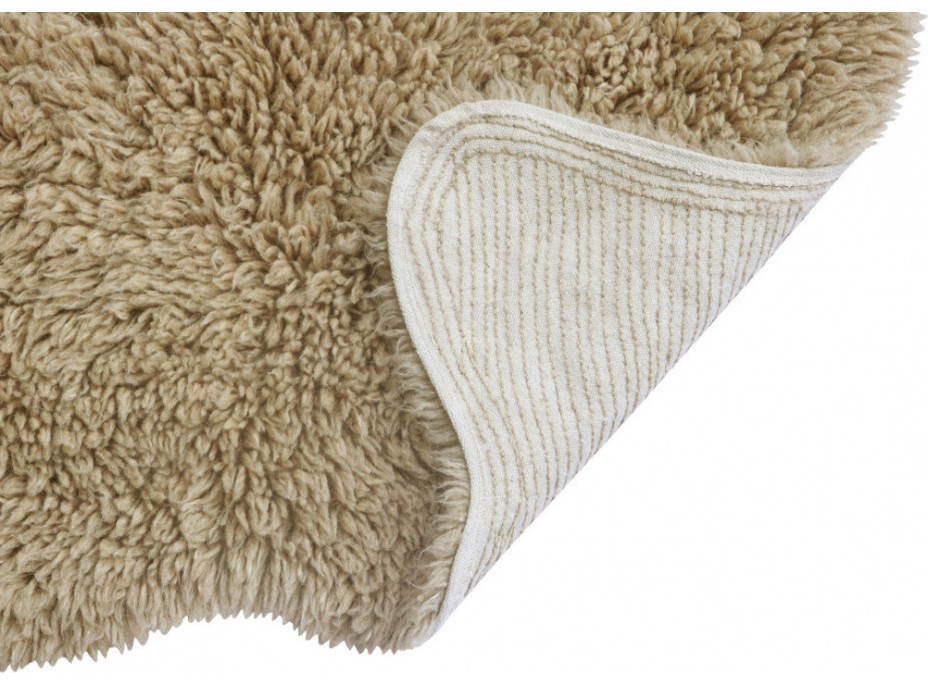 Vlněný koberec Woolly - Sheep Beige