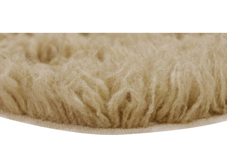 Vlněný koberec Woolly - Sheep Beige