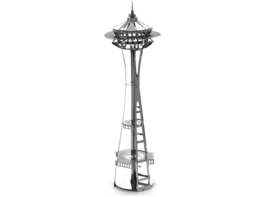 METAL EARTH 3D puzzle Space Needle v Seattlu