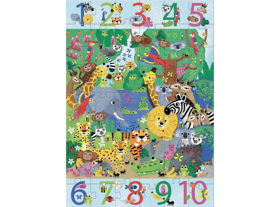 DJECO Puzzle Džungle 54 dílků